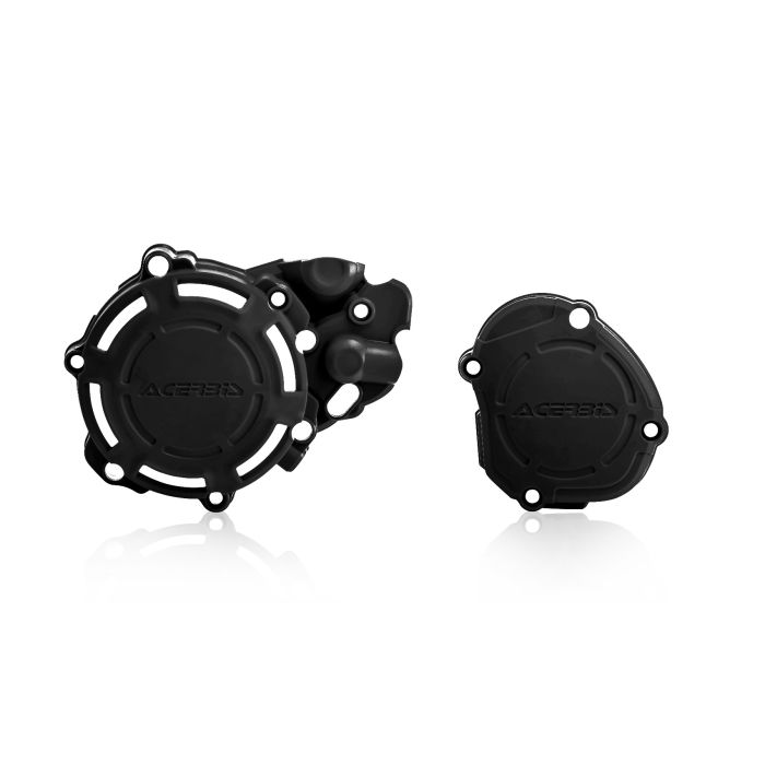 ACERBIS X-POWER ENGINE CASING COVER GUARDS YAMAHA YZ125 2005-2021 BLACK