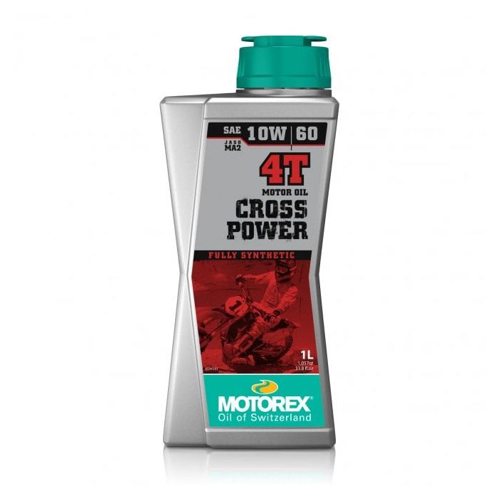 MOTOREX Cross Power 4T Fully Synthetic Pro Performance JASO MA2 10w/60 1L