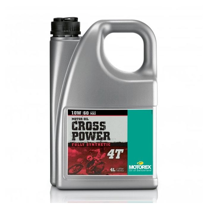 MOTOREX Cross Power 4T Fully Synthetic Pro Performance JASO MA2 10w/60 4L