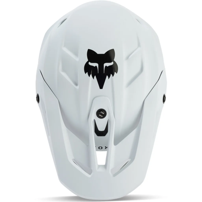 FOX V3 Solid Helmet — Matte White