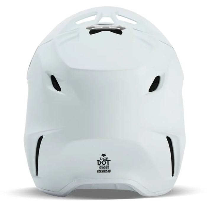 FOX V3 Solid Helmet — Matte White