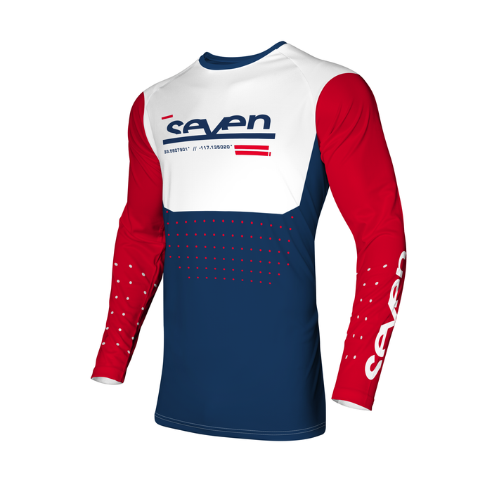 Seven MX 24.1 Youth Vox Aperture Jersey (Red/Navy)