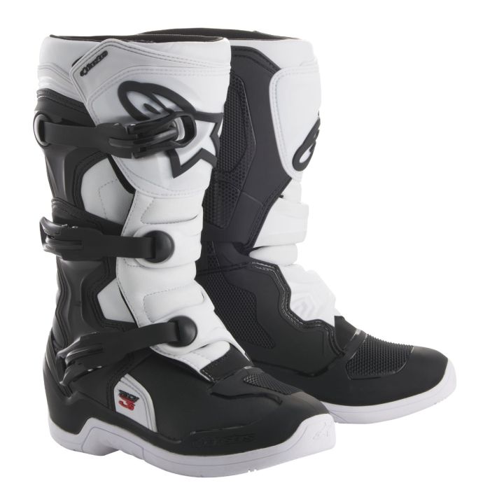 ALPINESTARS TECH 3S YOUTH BOOT BLACK/WHITE