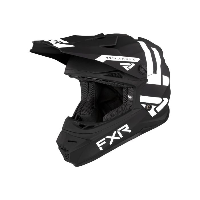 FXR YOUTH LEGION HELMET 21 BLACK/WHITE