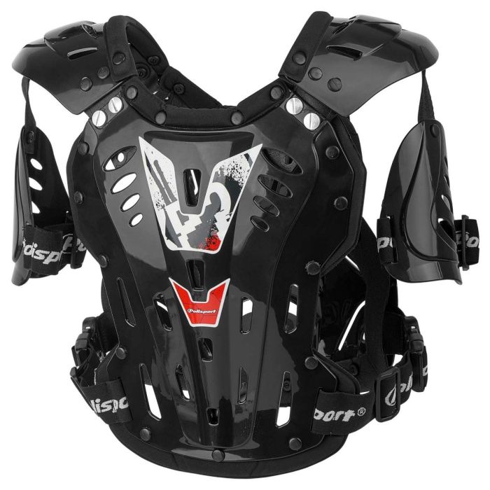POLISPORT XP2 JUNIOR CHEST PROTECTOR BLACK