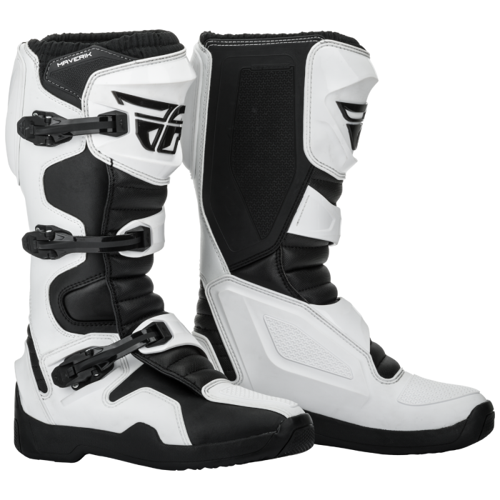 FLY Racing Maverik Boot - WHT/BLK