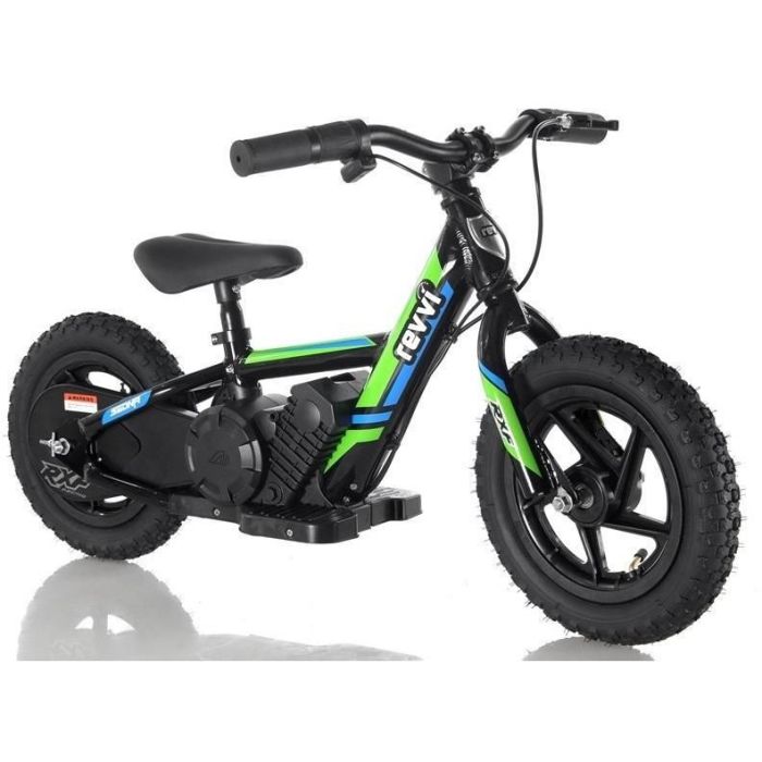 REVVI 12" GREEN ELECTRIC BALANCE BIKE 