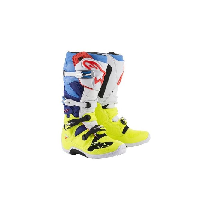 ALPINESTARS TECH 7 BOOTS YE FL/WH/BL/CY