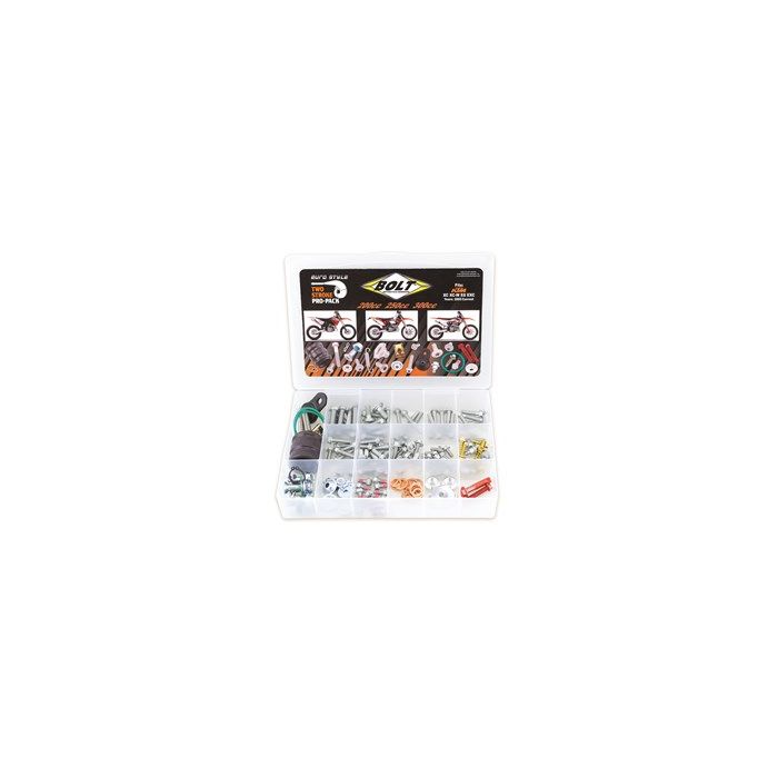 BOLT PRO PACK FASTENER KIT EURO STYLE 2T SX/EXC 200-300 00-21
