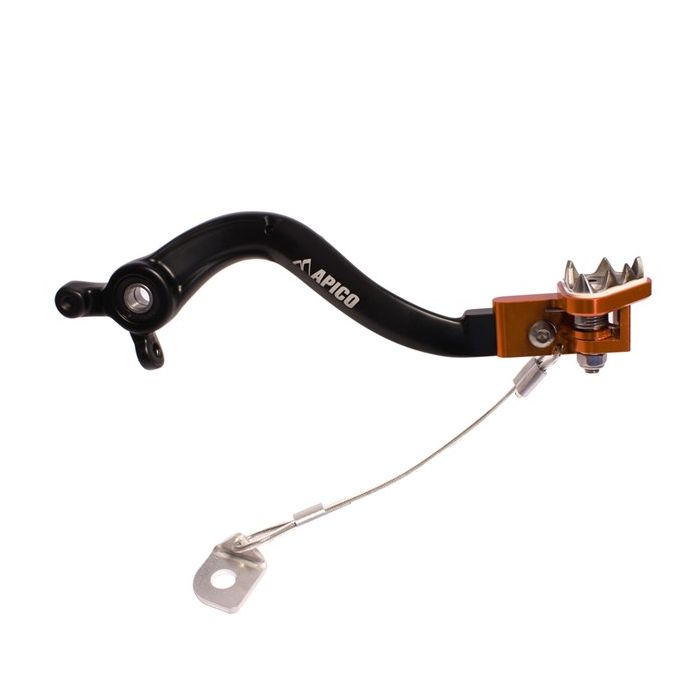 APICO BRAKE PEDAL KTM/HUSKY/GAS SX85 18-21, TC85 18-21, MC85 2021 BK/OR (R)