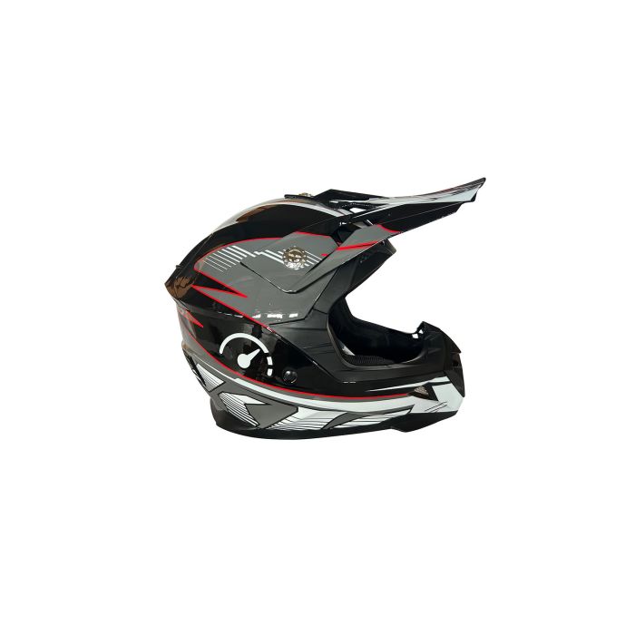REVVI KIDS MOTOCROSS HELMET GREY