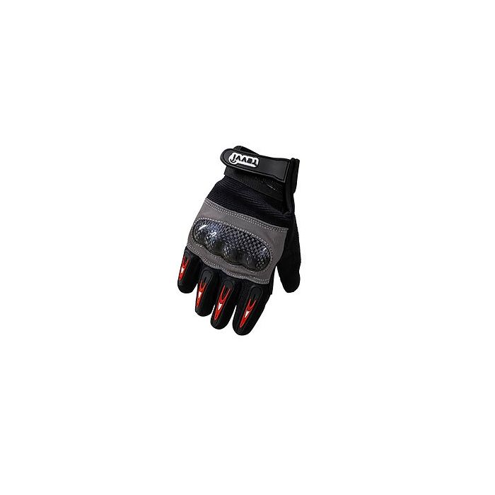 Revvi Kids Bike Gloves - Knuckle Protection - Long finger tech