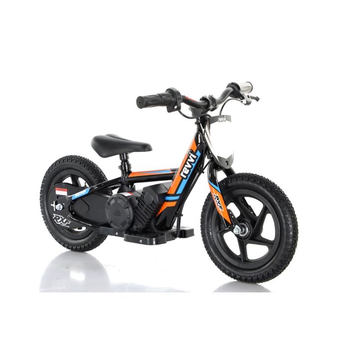 REVVI 12" ELECTRIC KIDS BIKE - ORANGE 