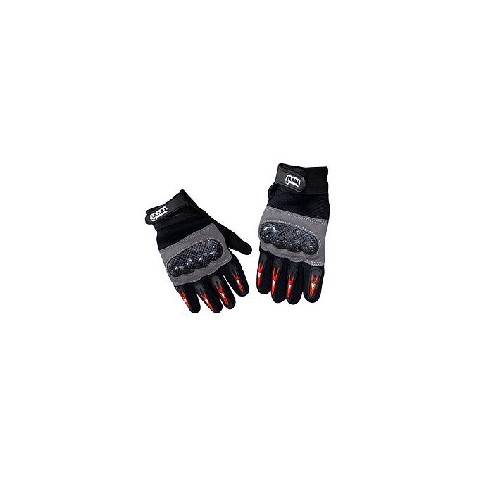 Revvi Kids Bike Gloves - Knuckle Protection - Long finger tech