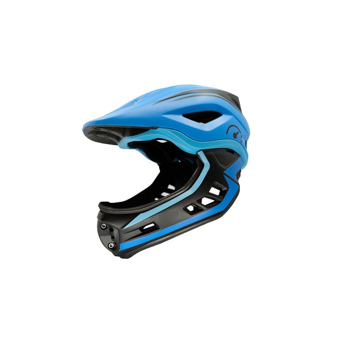 blue Revvi Super Lightweight Kids Full Face Helmet