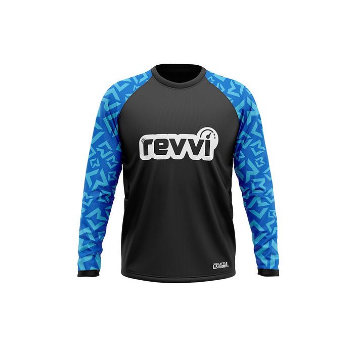 REVVI KIDS RIDING JERSEY BLUE