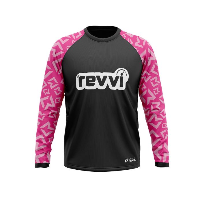 REVVI KIDS RIDING JERSEY PINK