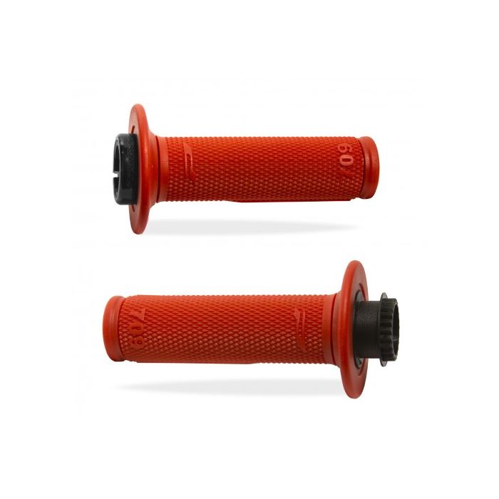 PRO GRIP HANDLE BAR LOCK ON GRIPS 709 INCLUDES 6 CAMS RED