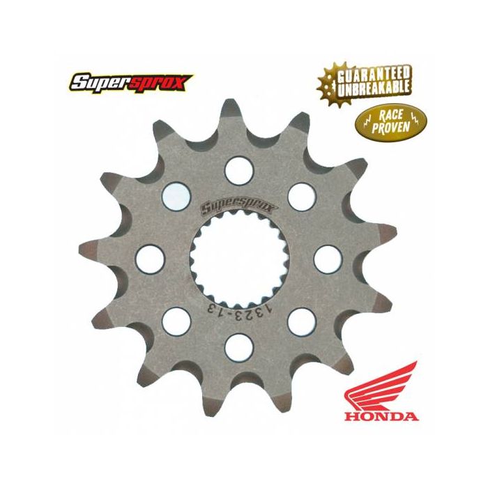 SUPERSPROX FRONT SPROCKET - HONDA CR125 04-07, CRF250R 04-17, CRF250X 04-18