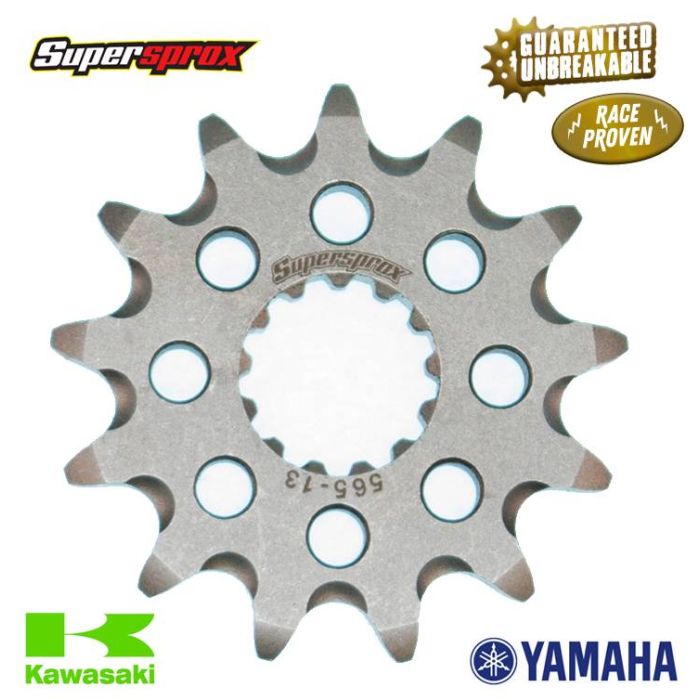 SUPERSPROX FRONT SPROCKET KAWASAKI/YAMAHA KX/YZ250 99-22, YZ/YZF/WRF 400/426/450 99-22
