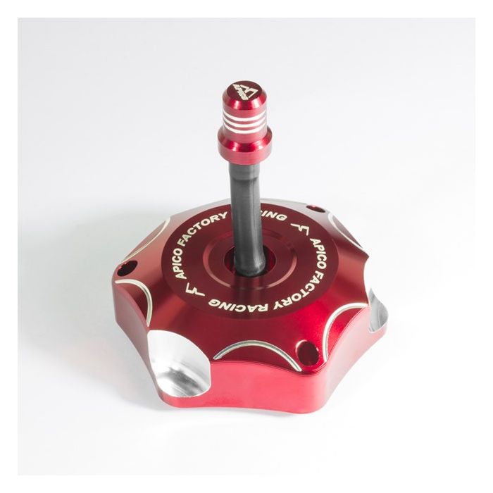 APICO ALLOY FUEL CAP HONDA CRF250R 04-17, CRF450R 02-16, CRF250X/450X 04-19, CRF250RX/450RX 17-21 RED