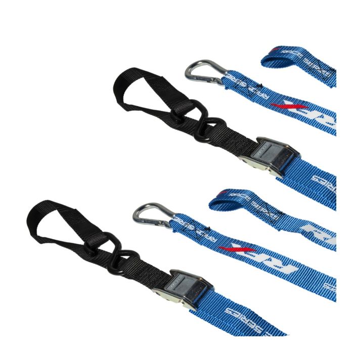 RFX Race Series 1.0 Tie Downs (GB LTD) with extra loop and carabiner clip