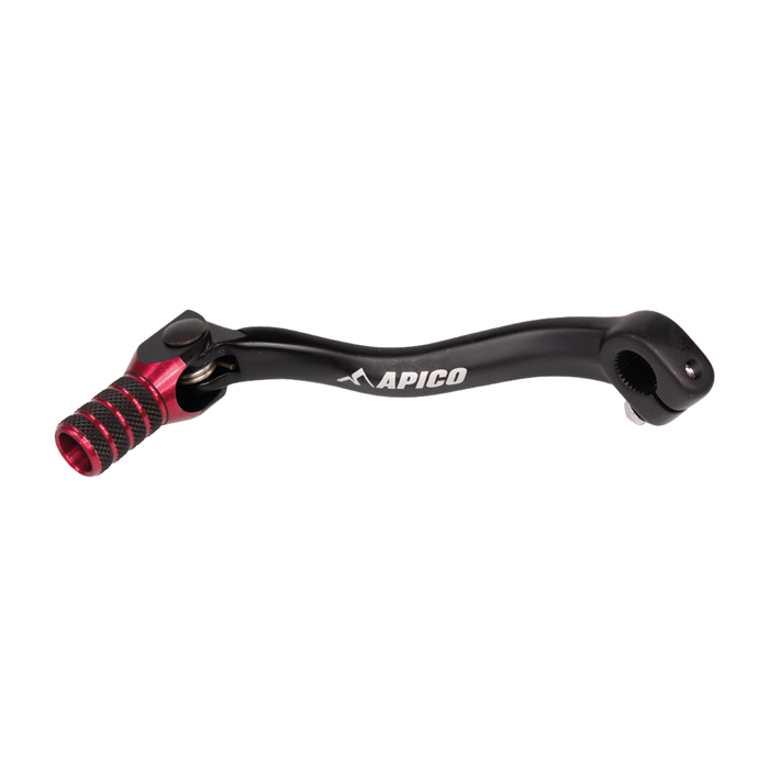 APICO GEAR PEDAL ELITE HONDA CRF250R 04-09, CRF250X 04-19 BLACK/RED
