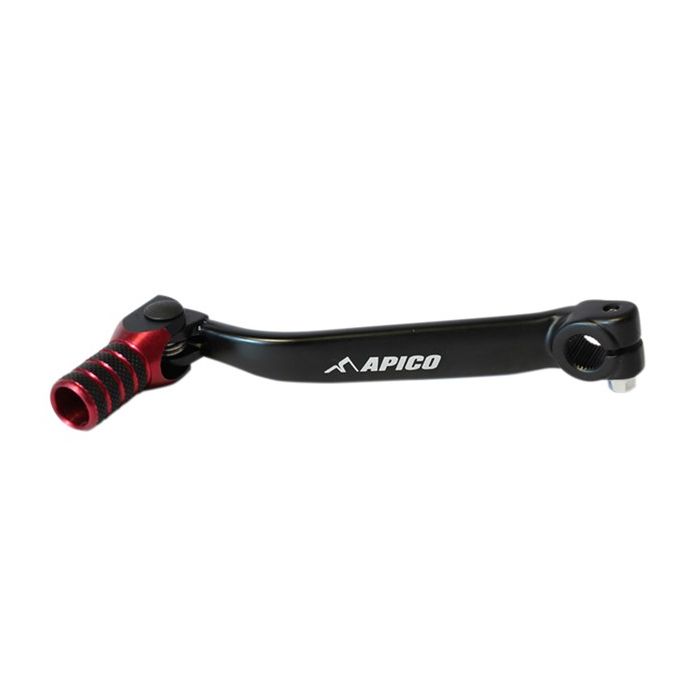 APICO GEAR PEDAL ELITE HONDA CR80-85 91-07 BLACK/RED