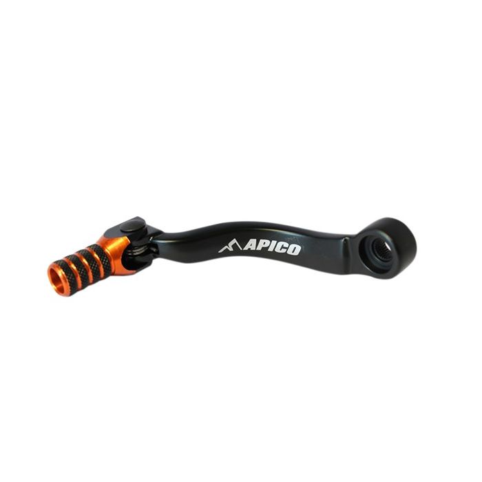 APICO GEAR PEDAL ELITE KTM/HQV/GAS SX/TC85 18-21, SX/XC-W/EXC/TPI/TC/TE 125-150 17-21, MC85-125 2021 BK/OR