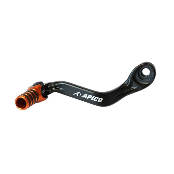 APICO GEAR PEDAL ELITE KTM/HUSKY/GAS SX65 09-22, TC65 17-22, MC65 21-22 BLACK/ORANGE