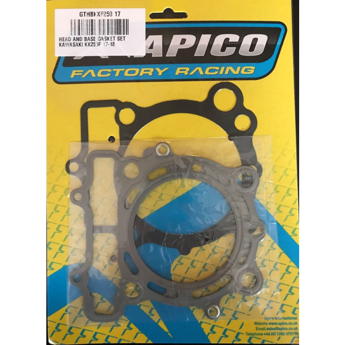 APICO HEAD AND BASE GASKET SET KAWASAKI KX250F 17-19