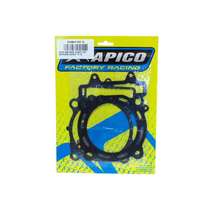APICO HEAD AND BASE GASKET SET KAWASAKI KX450F 16-18