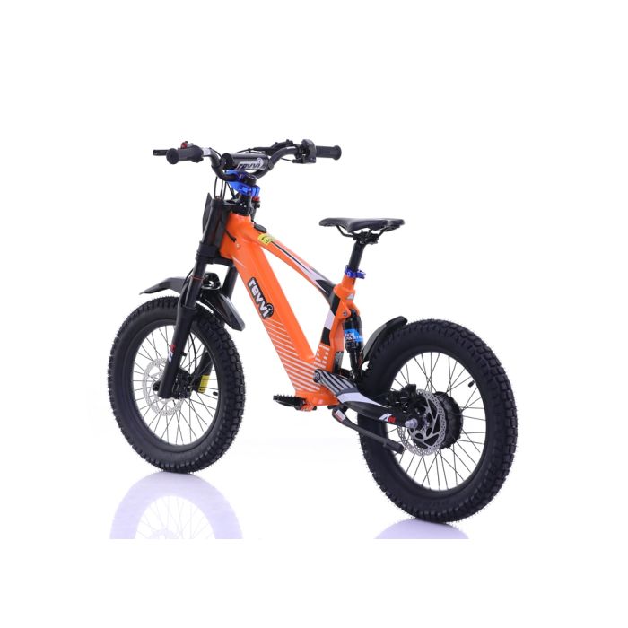 REVVI 18" ELECTRIC BIKE ORANGE 