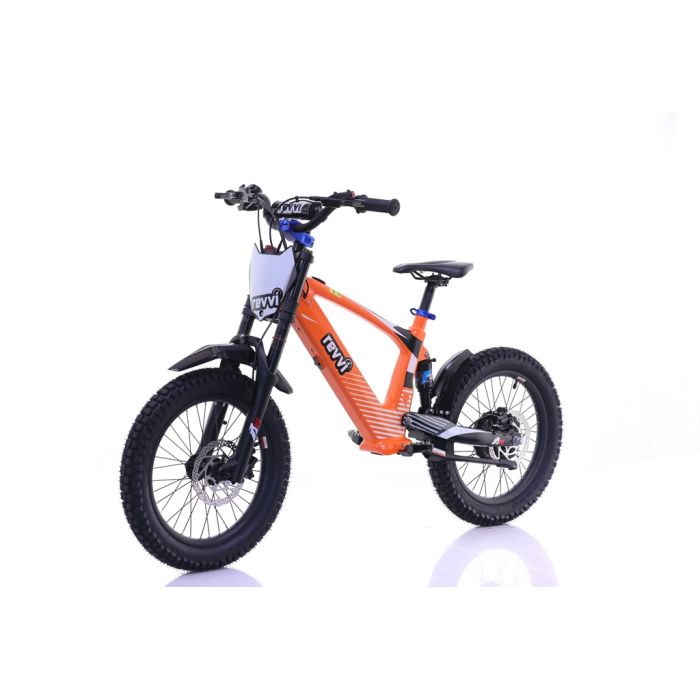 REVVI 18" ELECTRIC BIKE ORANGE 