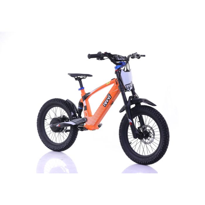 REVVI 18" ELECTRIC BIKE ORANGE 