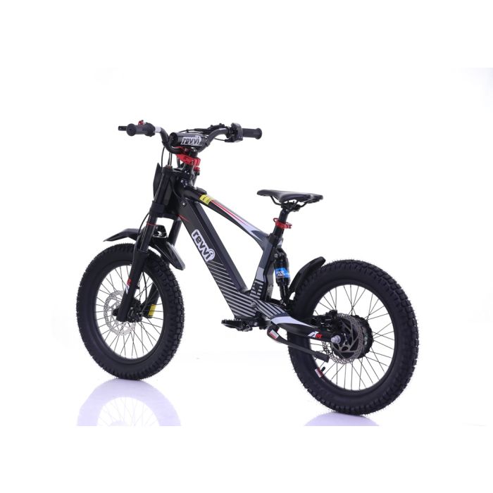 REVVI 18" ELECTRIC BIKE BLACK 
