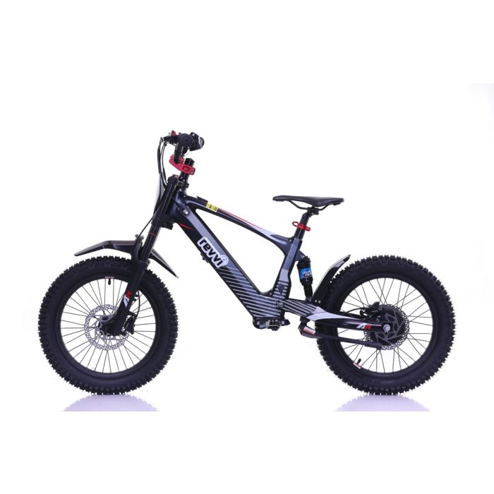 REVVI 18" ELECTRIC BIKE BLACK 