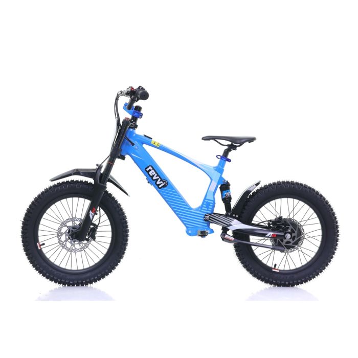 REVVI 18" ELECTRIC BIKE BLUE 