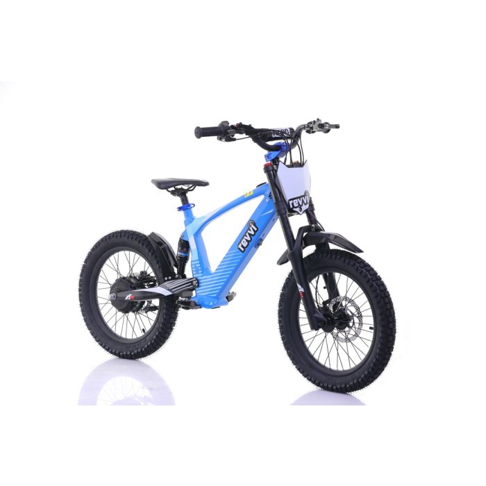 REVVI 18" ELECTRIC BIKE BLUE 
