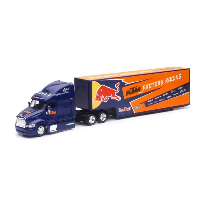 KTM PETERBUILT RED BULL USA TEAM TRUCK 1:43 SCALE