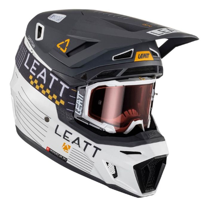 LEATT HELMET MOTO 8.5 V23 METALLIC INCLUDES 5.5 GOGGLE
