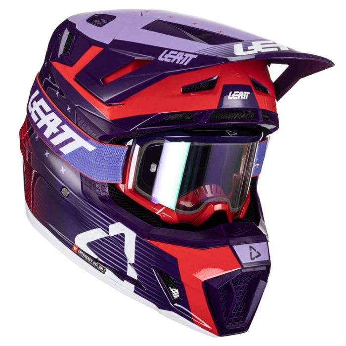 LEATT HELMET MOTO 7.5 V24 SUN DOWN INCLUDES 4.5 GOGGLE