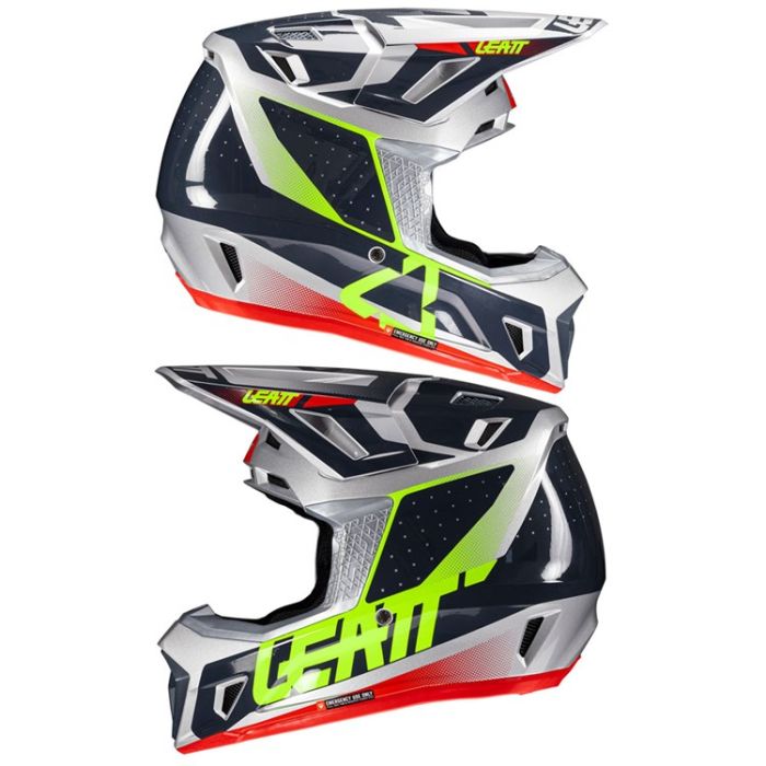 LEATT HELMET MOTO 7.5 V25 STEEL INCLUDES 4.5 GOGGLE