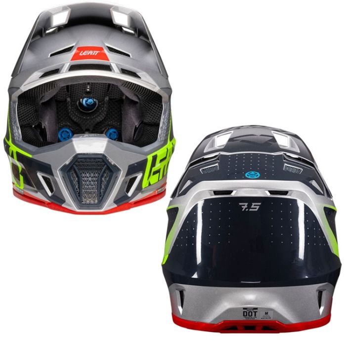 LEATT HELMET MOTO 7.5 V25 STEEL INCLUDES 4.5 GOGGLE