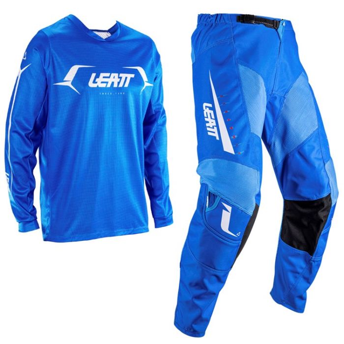 LEATT PANT AND SHIRT KIT 3.5 BLUE