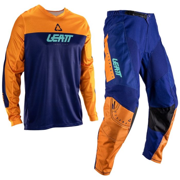 LEATT PANT AND SHIRT KIT YOUTH 3.5 ORANGE