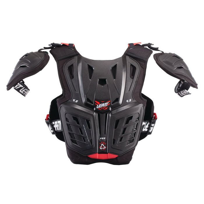 LEATT CHEST PROTECTOR 4.5 PRO BLACK/RED JUNIOR