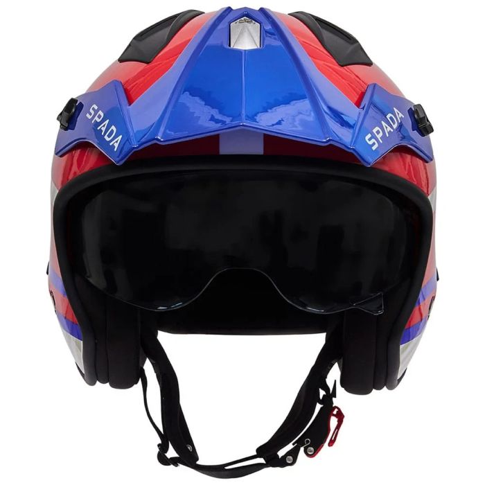 SPADA HELMET ROCK 06 PILOT BLUE/WHITE/RED
