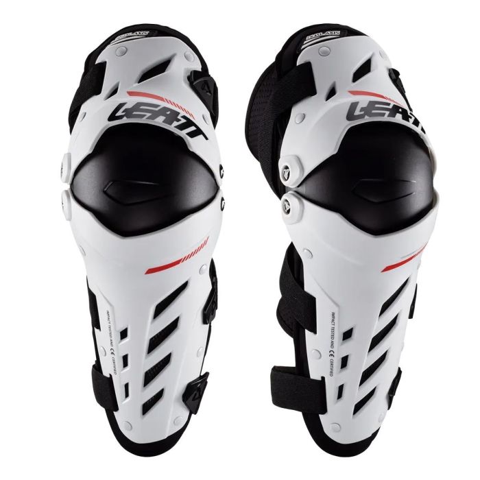 LEATT KNEE GUARD DUAL AXIS WHITE JUNIOR