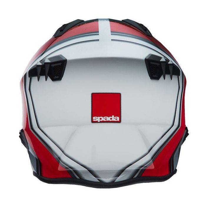 SPADA HELMET ROCK 06 PILOT GREY/RED